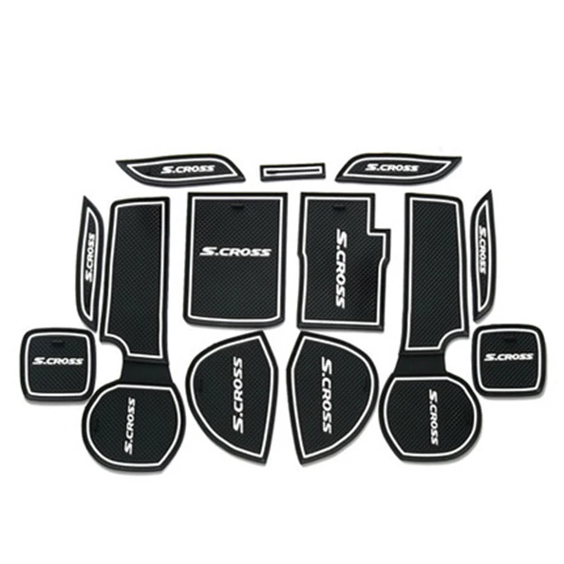 13X-For-2014-2017-2018-Suzuki-SX4-S-Cross-S-Cross-Gate-Slot-Pad-Non-slip (1)