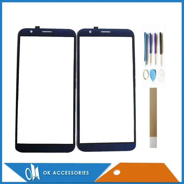 Скидка 5,5 дюймов для DEXP Z355 Сенсорное стекло сенсорный экран Сенсорная панель дигитайзер черный синий цвет с инструментами лента 1 шт. лот