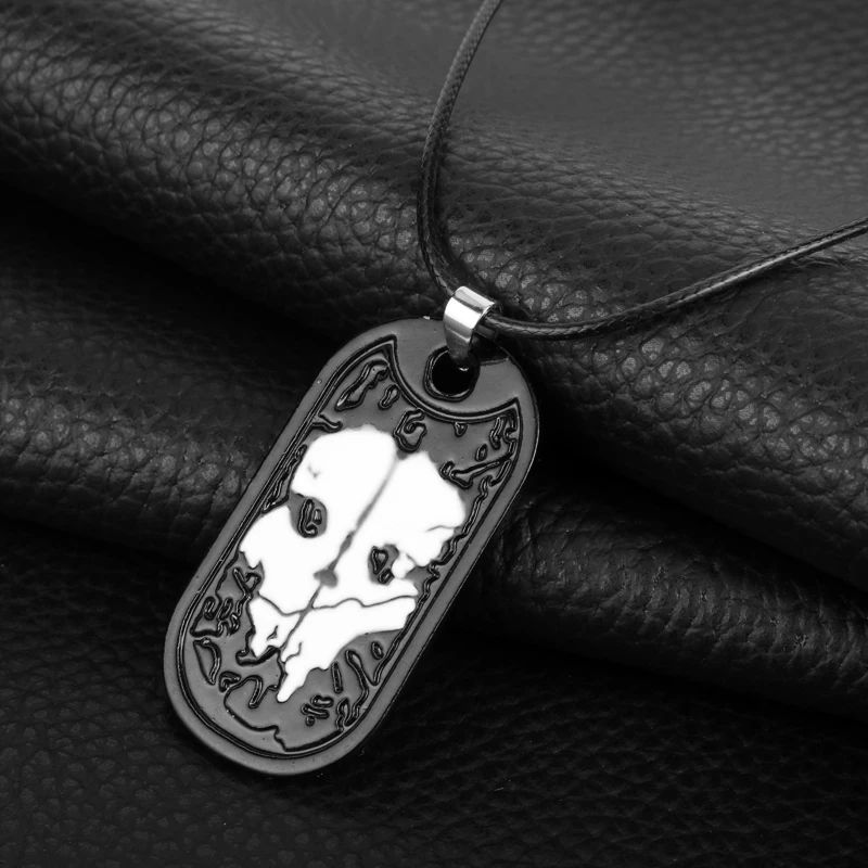 WOW игровые ювелирные изделия мужское ожерелье призраки собачья табличка Подвеска армейская табличка для долговых военных серий с оружием вызов подарок для фанатов игры