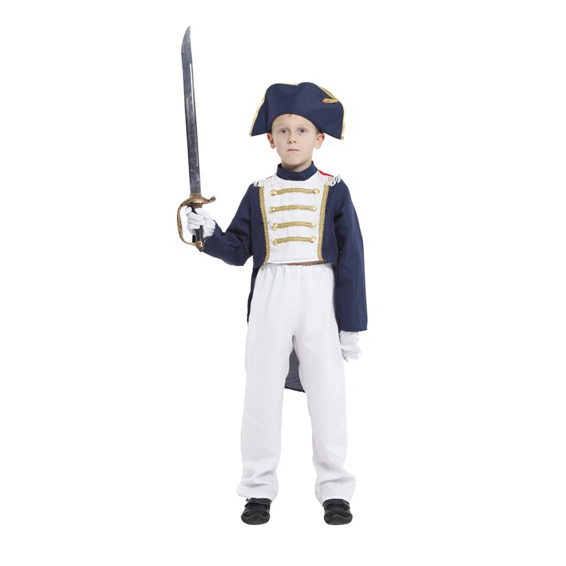 Костюмы Наполеона для мальчиков, общий Детский костюм для детей, костюм для мальчиков на Хэллоуин, праздник Пурим, карнавальный костюм