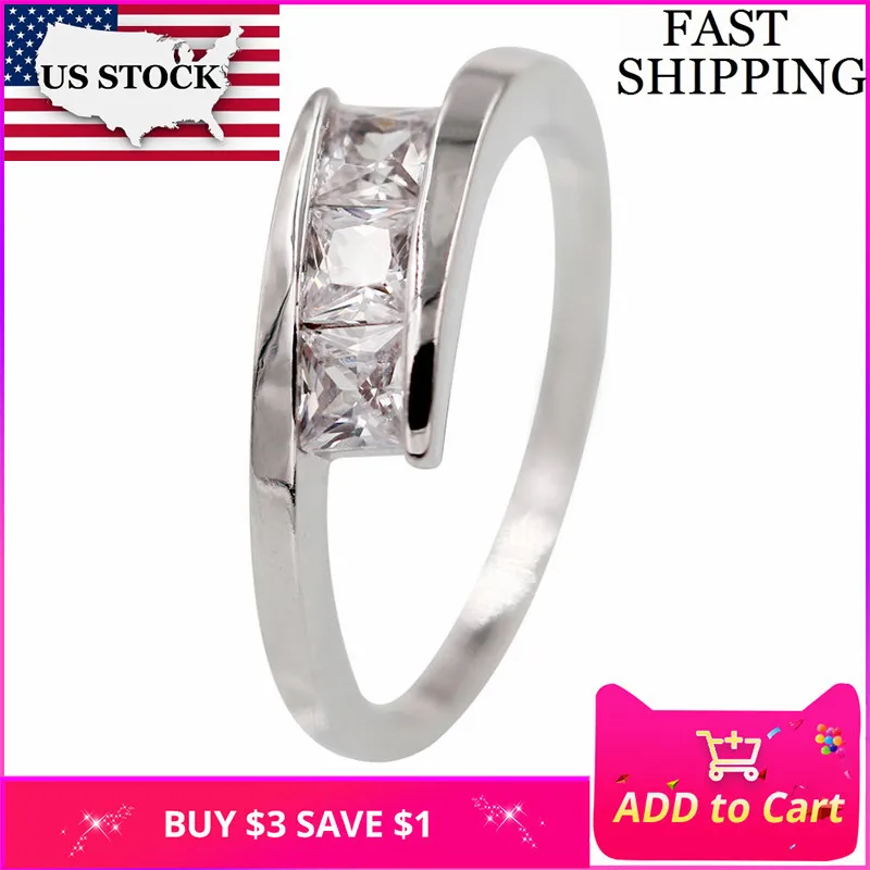 

US STOCK 35% Off Uloveido Wedding Rings for Women Charms Jewelry Designer Joyeria De Moda Vintage Ring Aneis Femininos WH033