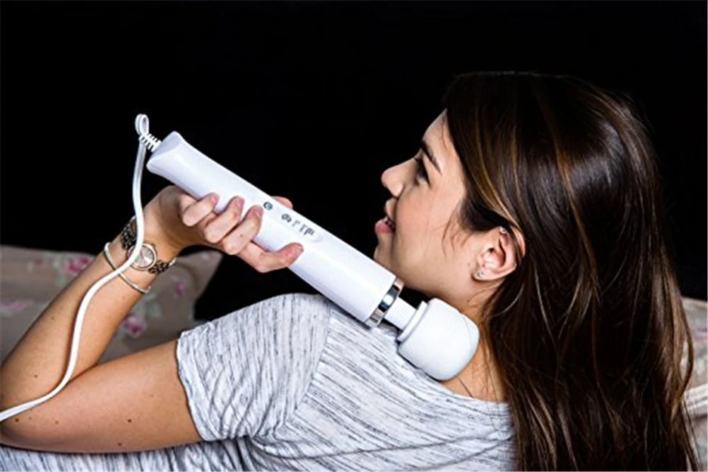 10 Speed Magic Wand Motor Massager Foot Head Full Body Massage Vibrator EU Plug
