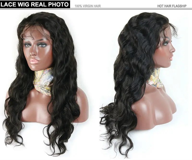 7A Grade Unprocessed Brazilian Full Lace Human Hair Wigs Lace Front Wigs Body Wave Virgin Hair with Baby Hair for Black Women 1 (27)