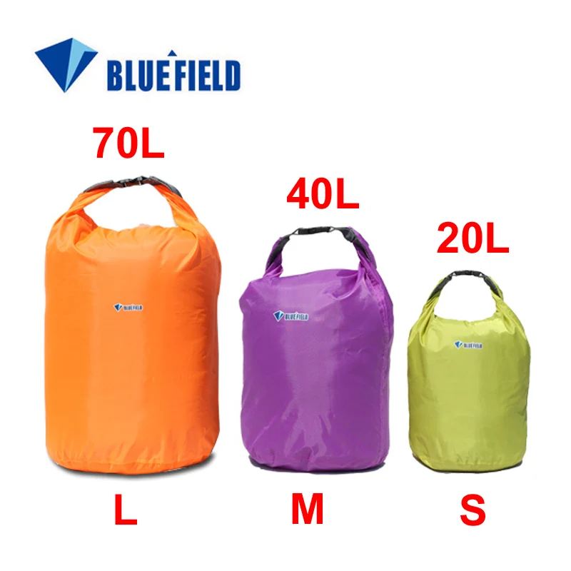 Prix pour Freeshipping 3 pcs/lot Bluefield Sports de Plein Air 20L 40L 70L Sac Étanche Dry pour Canoë Kayak Rafting Camping Prix pour Freeshipping 3 pcs/lot Bluefield Sports de Plein Air 20L 40L 70L Sac Étanche Dry pour Canoë Kayak Rafting Camping