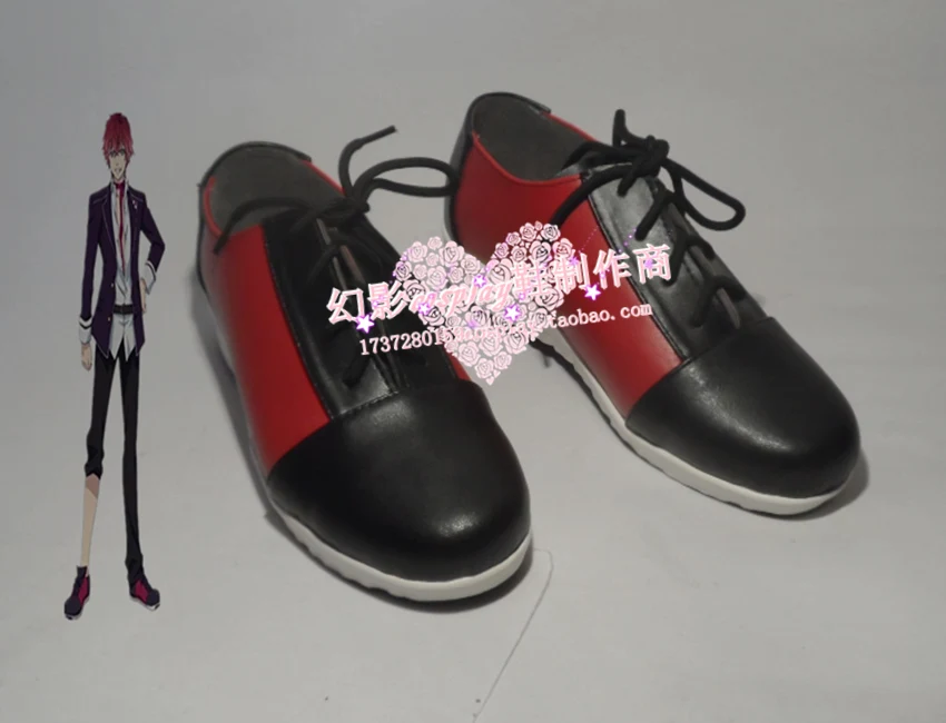 DIABOLIK LOVERS аято Сакамаки Обувь для костюмированной вечеринки Сапожки