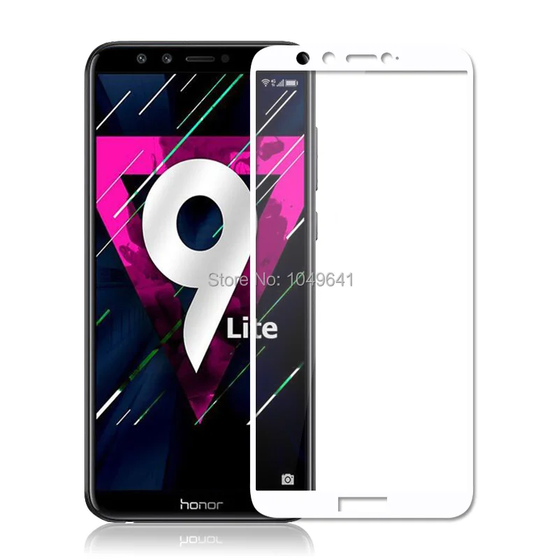 KHW1773W_1_High Quality 2.5D Full Screen Cover Tempered Glass Screen Protector for Huawei Honor 9 Lite 5.65 inch