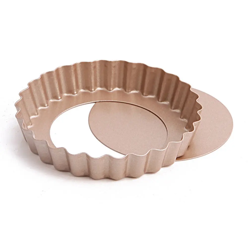 

Mini Non-stick Round tarte Tart 4-inch Quiche oven baking trays form pizza Pie rolling Pan Cake tin Mold Springform bakeware