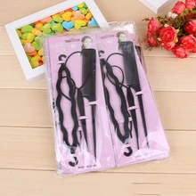 4 шт., Модный женский инструмент для плетения французских волос, для женщин, для плетения, для плетения, ролик для волос, губка для плетения, инструмент для укладки, держатель для самостоятельной сборки, зажим