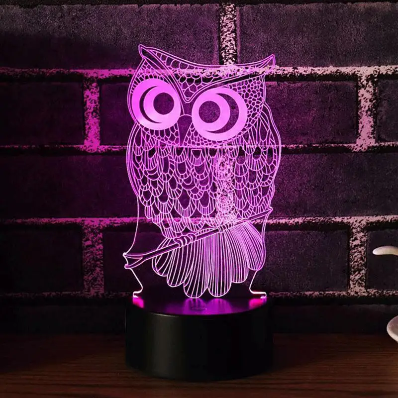 LumiParty сенсорный светильник с дистанционным управлением 3D база светящийся ночник