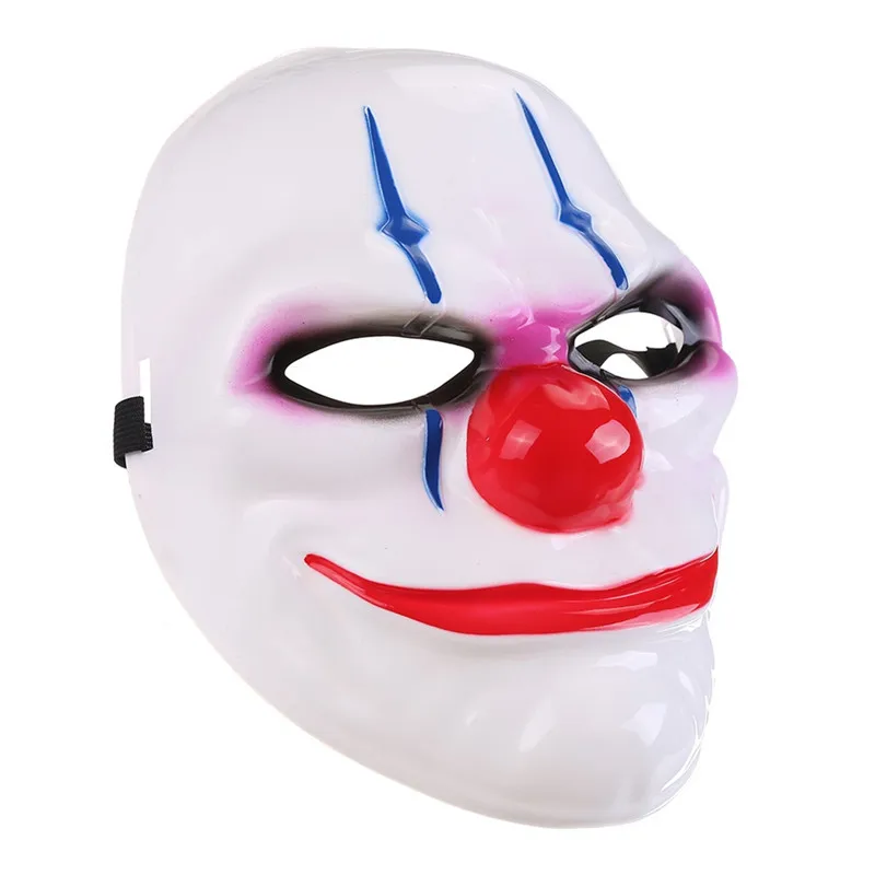 New 1Pc White Horrific Full Face PVC Jocker Helmet Mask Cosplay for ...