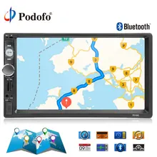 Podofo 2din autoradio 7 ”Autoradio Lettore Multimediale di Navigazione GPS della Macchina Fotografica di Bluetooth MP5 Stereo Car Audio Radio di Sostegno Della Macchina Fotografica