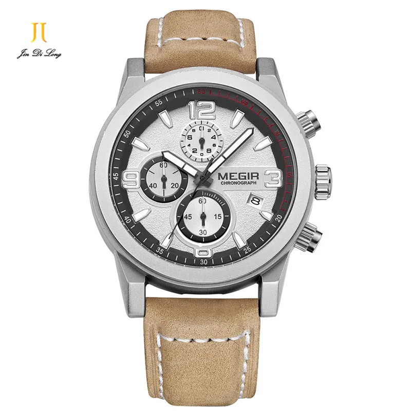 

Luxury Brand Casual Men's Watches Leather Waterproof Fashion Style Quartz Watch Men Sport Military Army Wristwatch