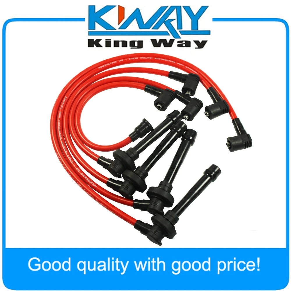For 92-2000 Honda Civic B16 D15 D16 Eg Ek Em Ej Racing Spark Plug Wire Core Blue