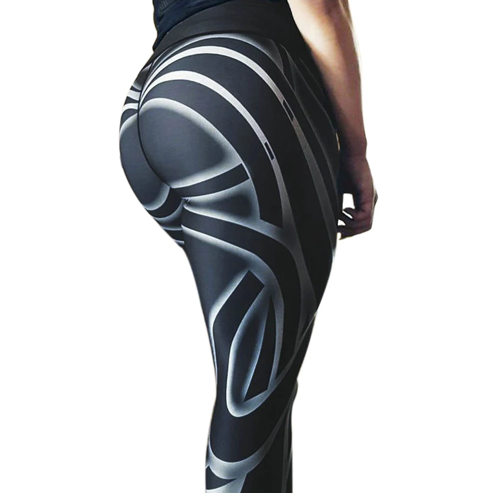 2018 Womens Sports Yoga Legging Compression Running Tights Fitness Woman Trousers Yoga Leggings Female Sport Gym Crossfit