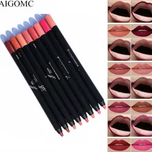 AIGOMC 8 цветов/набор Водостойкий карандаш для губ сексуальная полная помада Женская длинная-долговременная губная помада Косметика Красота Макияж