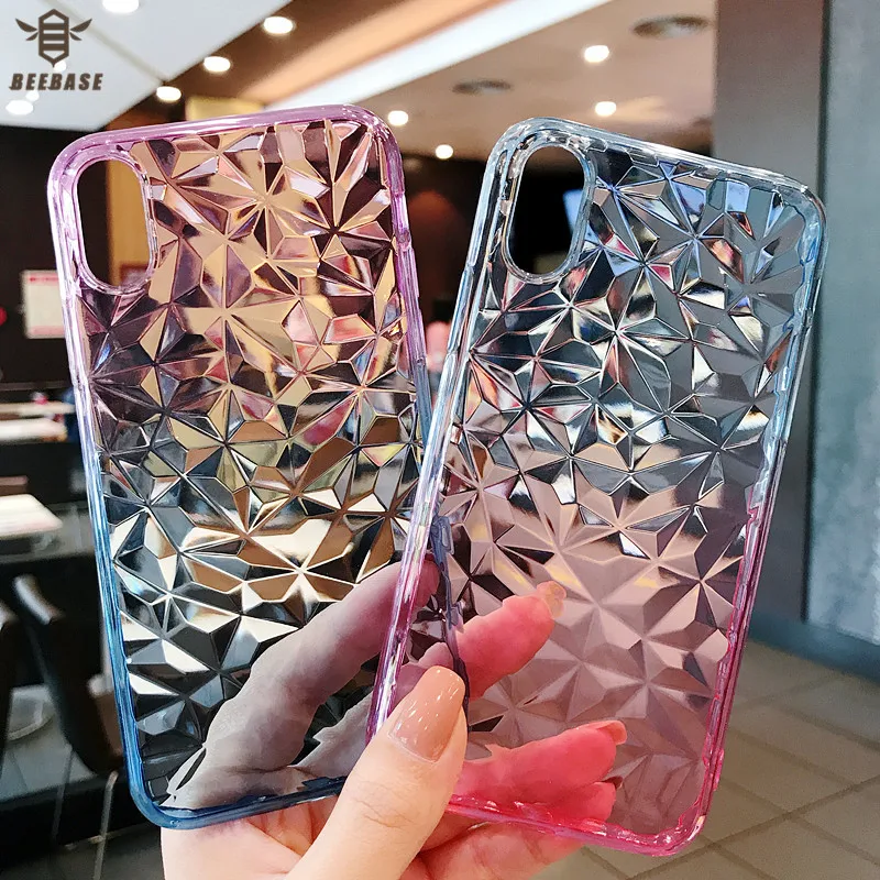 

Silicone Case For iphone X Case For iphone 7 Case For iphone 6s capa Fashion transparent soft Cover For iphone 6 7 8 Plus coque