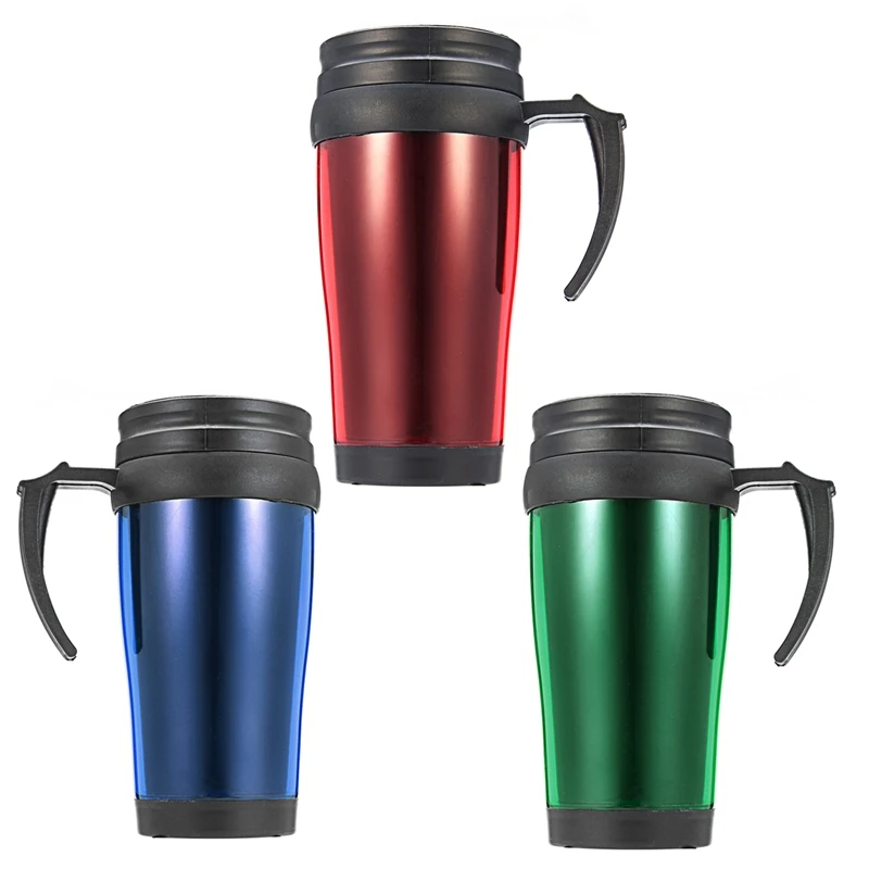 450ml Thermal Insulated Travel Coffee Mug Car Cup Flask Cup Removable