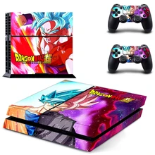 Dragon Ball Z Sticker PS4 Console Skin For Sony PlayStation 4 Console Skin and For Ps4 2 Controller