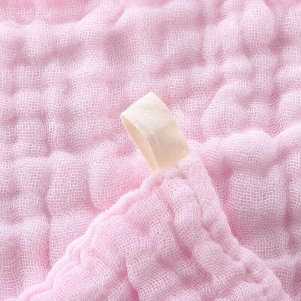  Kidlove 5PCS 6-layer Pleated Cloth Square Baby Handkerchief Face Towel for Shower 25*25CM
