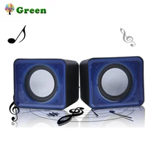 Портативный USB 2,0, мультимедийный настольный компьютер, ноутбук, мини динамик, набор, музыка, стерео, домашний кинотеатр, вечерние колонки, 3,5 мм разъем
