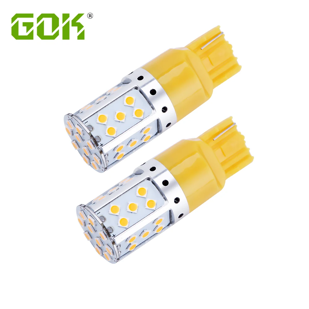 2 шт. светодиодсветодиодный лампы T20 7440 W21W 3030 35SMD|Сигнальная лампа| |