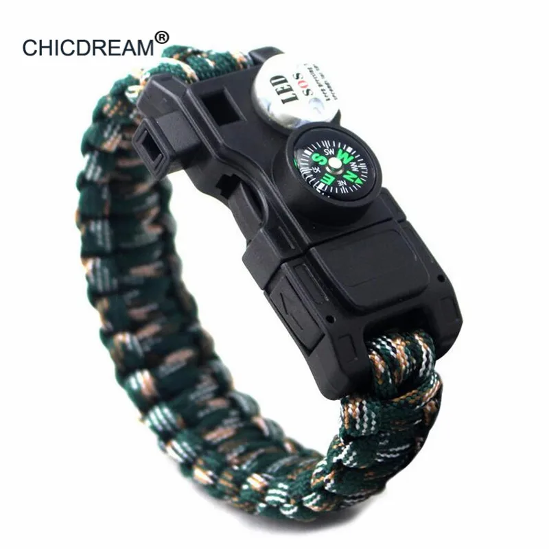 الرجال سوار المنسوجة حبل متعدد الوظائف led العسكرية بقاء paracord سوار للرجال أدوات التخييم الطوارئ الرجال سوار المنسوجة حبل متعدد الوظائف led العسكرية بقاء paracord سوار للرجال أدوات التخييم الطوارئ
