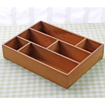 

New Arrival Storage Boxes Desktop Wood Storage Holder Flower Pots Wooden Sundries Storage Boxes Toy Collect Wooden Box Craft