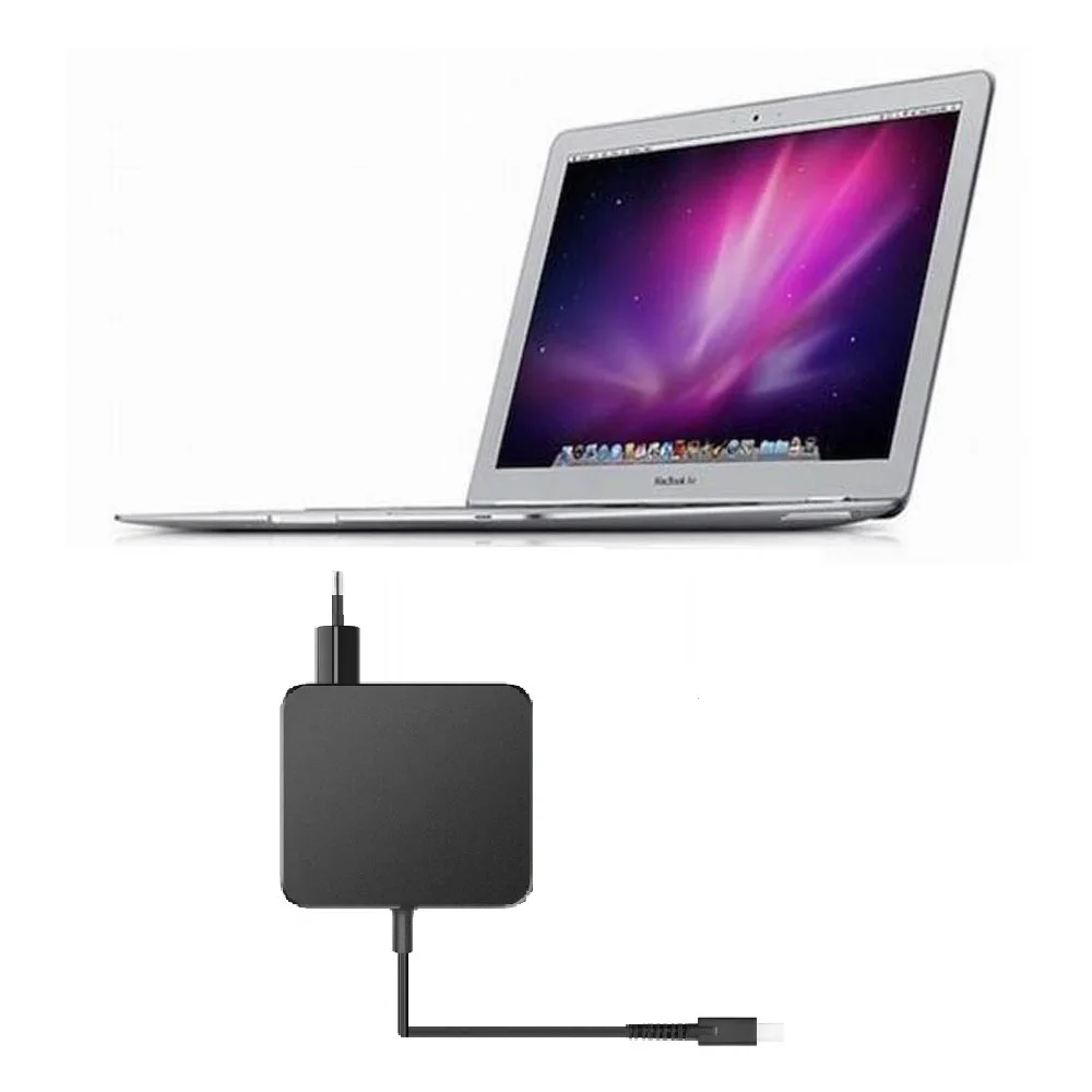 ЕС США 65 Вт USB C зарядное устройство совместимо с MacBook Air Pro lenovo Asus hp Dell Xiaomi, p20 и 61 Вт, 60 Вт, 45 Вт, 30 Вт, 29 Вт, 18 Вт USB C зарядное устройство