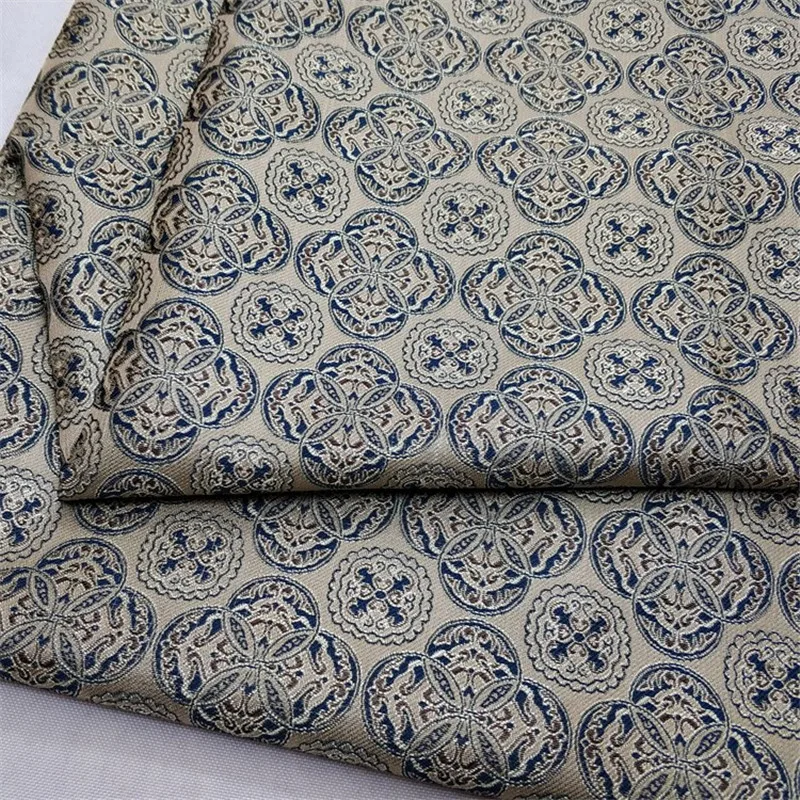 C610 китайский шелк жаккардовая парчовая ткань для chinoisery одежда дивана украшение