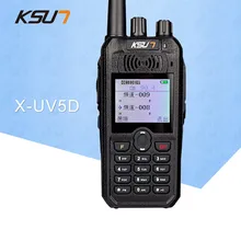 KSUN X-UV5D иди и болтай Walkie Talkie “иди и Портативный УКВ портативной рации двухстороннее Ham радио трансивер двухдиапазонный ручной иди и болтай Walkie Talkie двухстороннее радио коммуникатор