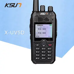 KSUN X-UV5D Walkie Talkie портативный УКВ UHF двухстороннее радиолюбителей двухдиапазонный приемопередатчик Palmare Walkie Talkie двухстороннее Communicator
