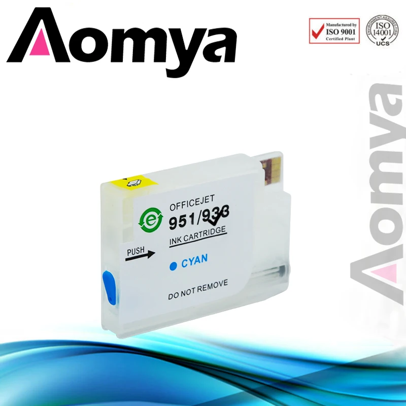 Aomya 1 компл. 932 933 для hp 933XL сменный чернильный картридж Officejet 6100 6600 6700 7110 7610 7612