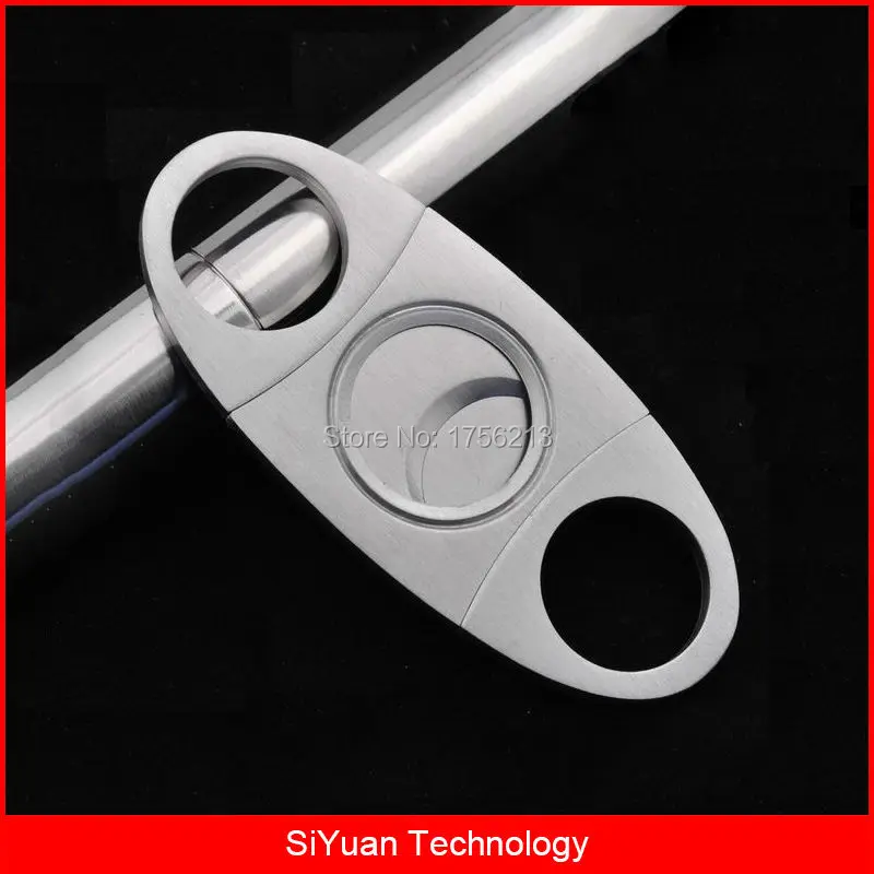

Cigar Cutter Stainless Steel Super Sharp Double Blades Guillotine Cutter