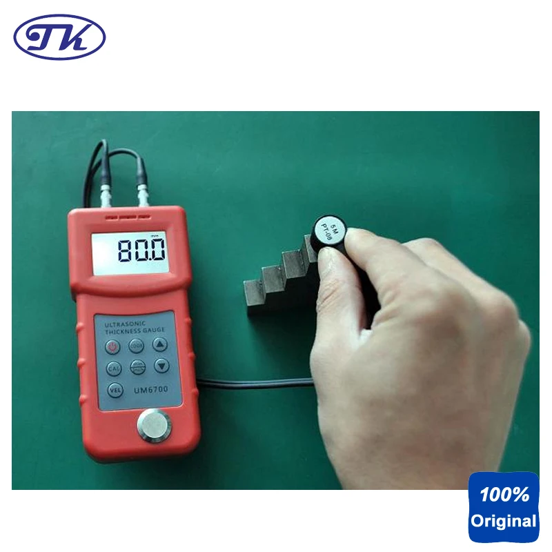 Portable Ultrasonic Thickness Gauge Digital Metal Thickness Testing