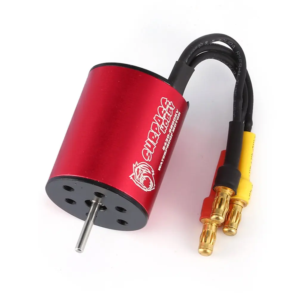 SURPASSHOBBY KK 2430 8200/6300KV Brushless Motor 2S for 1:16,1:18 GTR/Lexus RC Drift Racing Car Waterproof Sensorless Truck Part