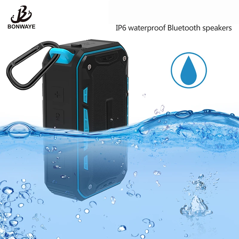 

BONWAYE Outdoor Portable Speaker Radio Soundbar Waterproof Bluetooth with subwoofer speakers for Sports