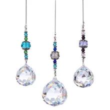 H& D прозрачный хрустальный шар-Призма Rainbow Maker оконные призмы Suncatcher аксессуары для дома и свадьбы, упаковка из 3