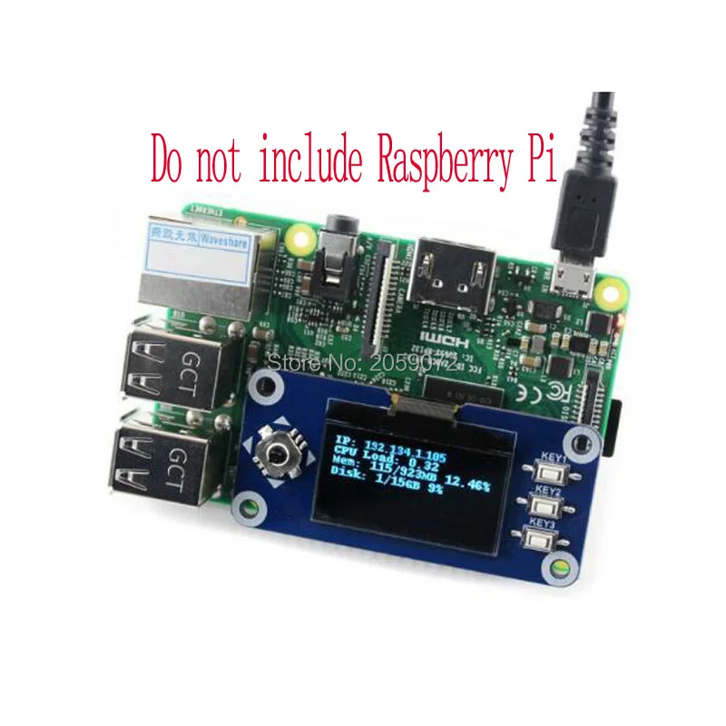   1.3 ġ OLED ÷ 128x64 ȼ, SPI/I2C ̽