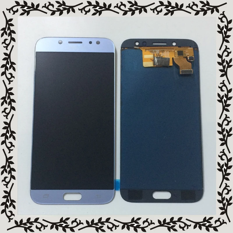 Brightness Adjustable Blue For Samsung Galaxy J7 Pro 2017 J730 J730F J730M J730Y J730GM LCD Display + Touch Screen Assembly | Мобильные