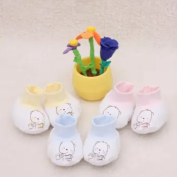 

1 Pair Breathable Foot Protection Infant Casual Shoe Socks Newborn Cartoon Soft Cotton Baby Foot Socks