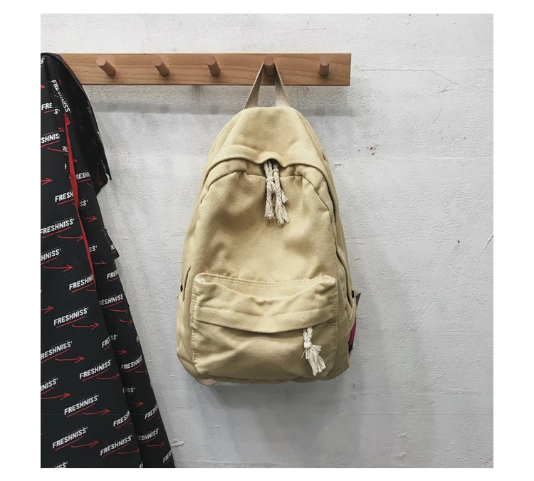 Menghuo Vintage Canvas Women Backpack Fashion Travel Backpack for Teenager Girls Student School Bag Casual Rucksack Female 2019_33_27