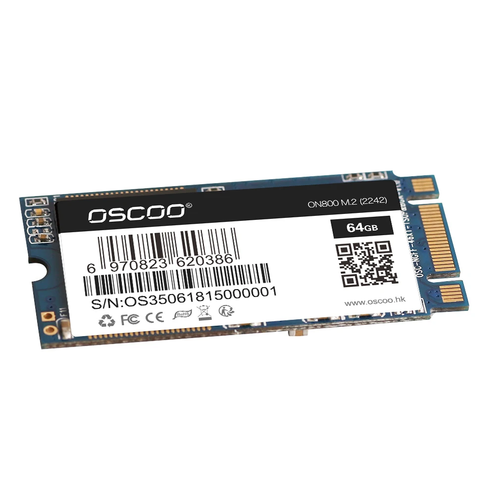 OSCOO SSD M2 NGFF/M.2 2242 твердотельный диск для ноутбука 64 Гб 128 ГБ 256 ГБ твердотельный диск высокая скорость SATA3