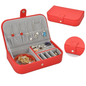 

New Fashion Jewelry Box Gift Box Jewelry Packaging Display Large Exquisite Makeup Case Luxury Leather Jewelry Organizer Storage