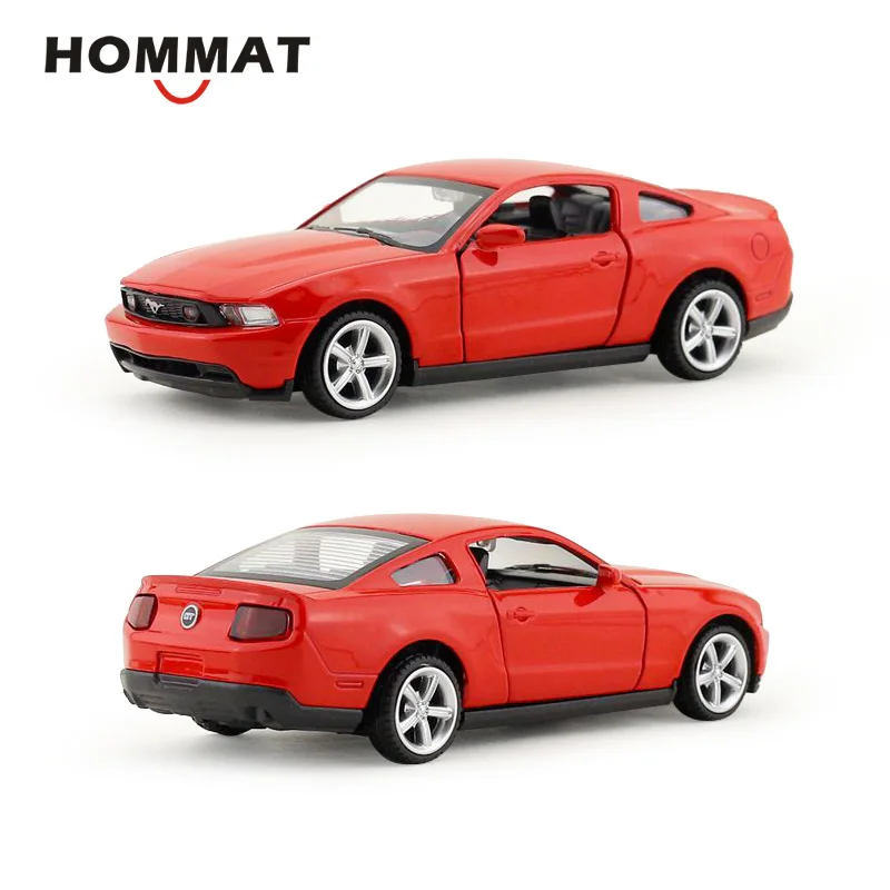 Модель автомобиля HOMMAT в масштабе 1:43 Ford Mustang GT Спортивная модель из сплава литой