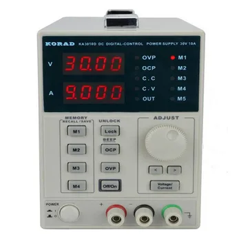 

KORAD KA3010D DC Power Supply 30V 10A 0.01V 0.001A Digital Regulated Programmable Precision Variable Regulated Power Supply