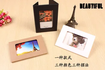

500 pcs 4"x6" foldable Postcard packaging Boxes, photo window boxes,greeting card kraft boxes size 15.5*10.2*0.5cm