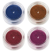 Сиящие мелкие блестки Хромовая пыль дизайн ногтей цветной маникюр Гель-лак DIY инструмент