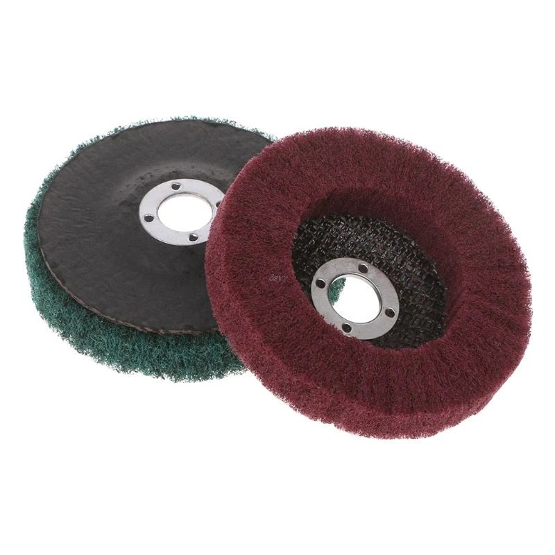

120/240 Grit Nylon Polishing Wheels 100*16mm Grinding Wheel For Metal Grinder Polishing Disc Dremel Accessories