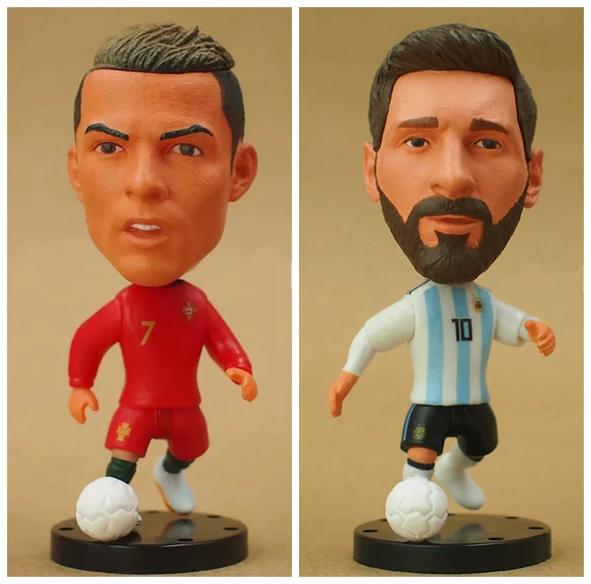 

Soccerwe New Movable World National Team Soccer Star Player Action Figure Football Doll Toys Gift Messi Mbappe C.Ronaldo Salah