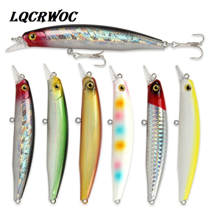 

90mm 10g new minnow fishing lures winter floating swing Swimbait fishing gear hard bait ice bulk fishing tackle Artificial Bait